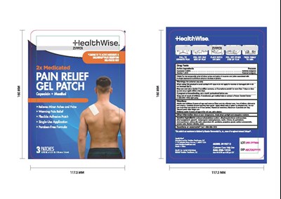 Label (92 59116 1225 Pouch Capsaicin Menthol Gel Patch For Dailymed)